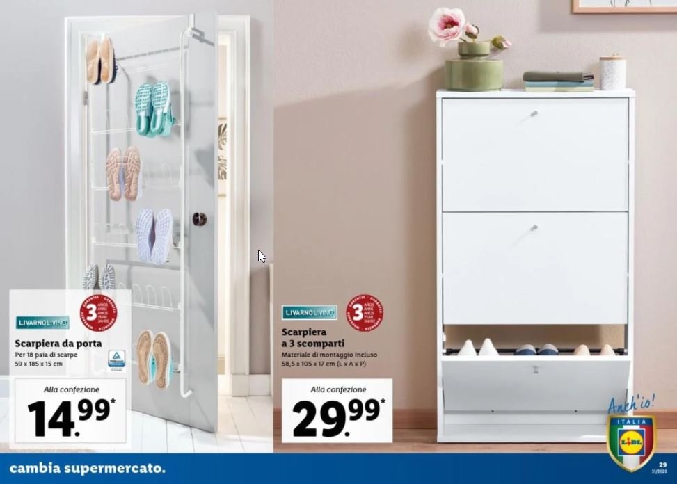 scarpiera LIDL luglio 2020