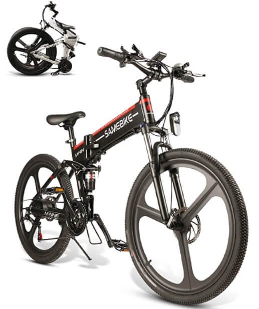 bici elettrica in salita SAMEBIKE