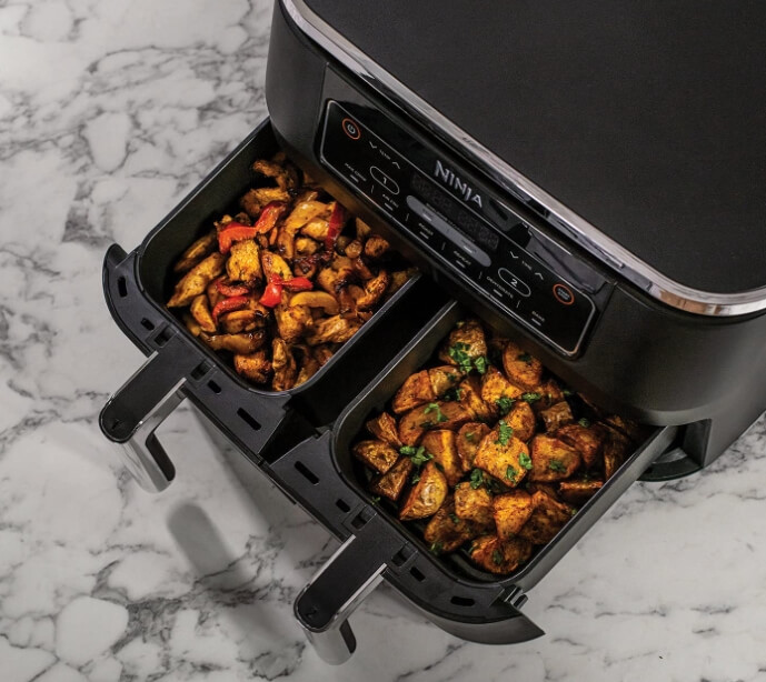 100 Carte Forno Per Friggitrice Ad Aria Ninja - USA E Getta, Antiaderenti - Foto 9