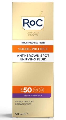 crema solare viso 50 antimacchie roc