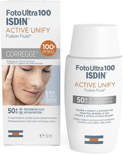 migliore crema solare viso antimacchie correzione isdin