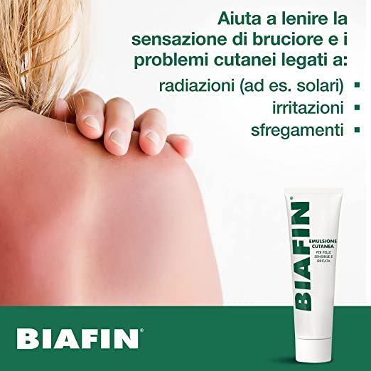migliore crema per scottature solari biafin