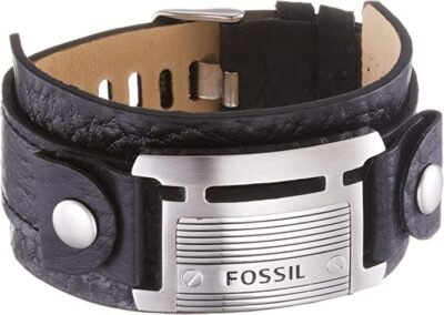 fossil bracciale uomo pelle