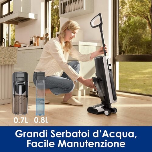 Lavasciuga pavimenti senza fili tineco floor one s5