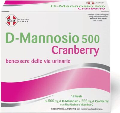 Matt, D-Mannosio 500 Cranberry, Integratore Alimentare