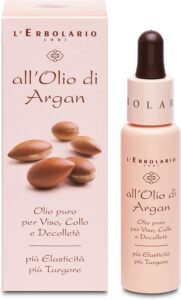 olio argan per viso e collo erbolario