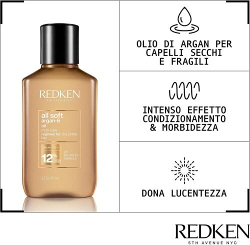 olio di argan puro per capelli redken