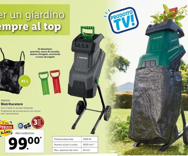 biotrituratore lidl
