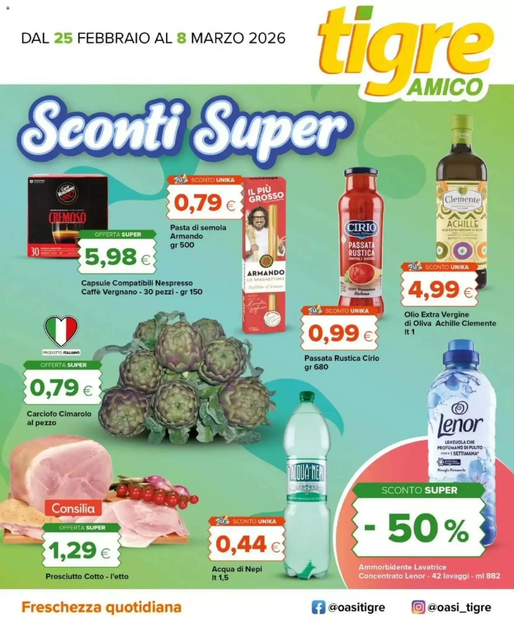 Anteprima nuovo Volantino Tigre amico valido dal 25/02 al 08/03 2026