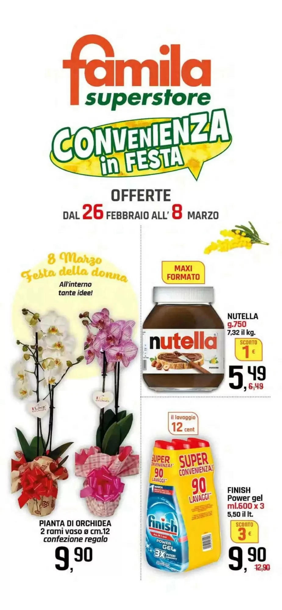 Anteprima nuovo Volantino Famila Superstore valido dal 26/02 al 08/03 2026