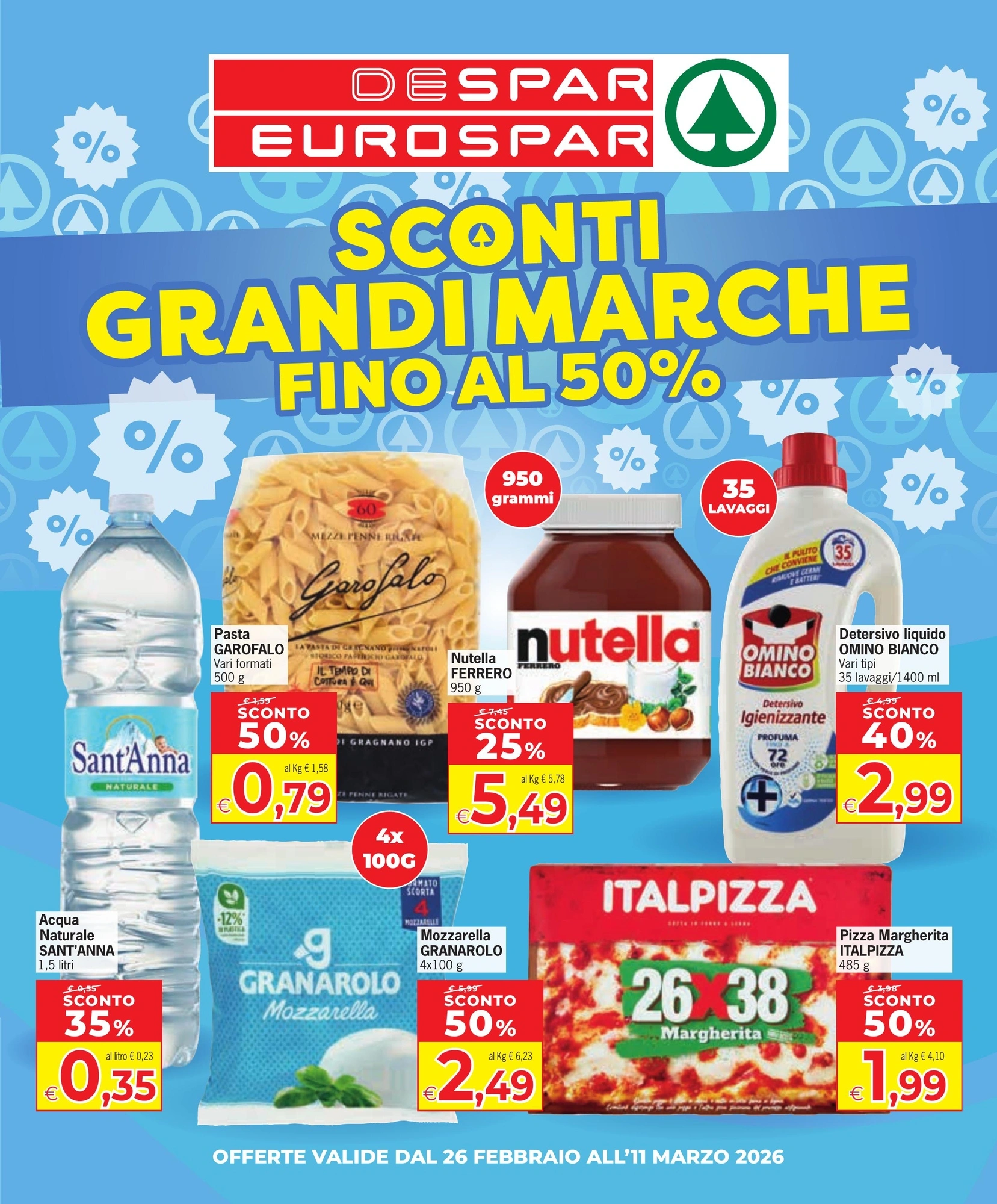 Anteprima nuovo Volantino Despar valido dal 26/02 al 11/03 2026