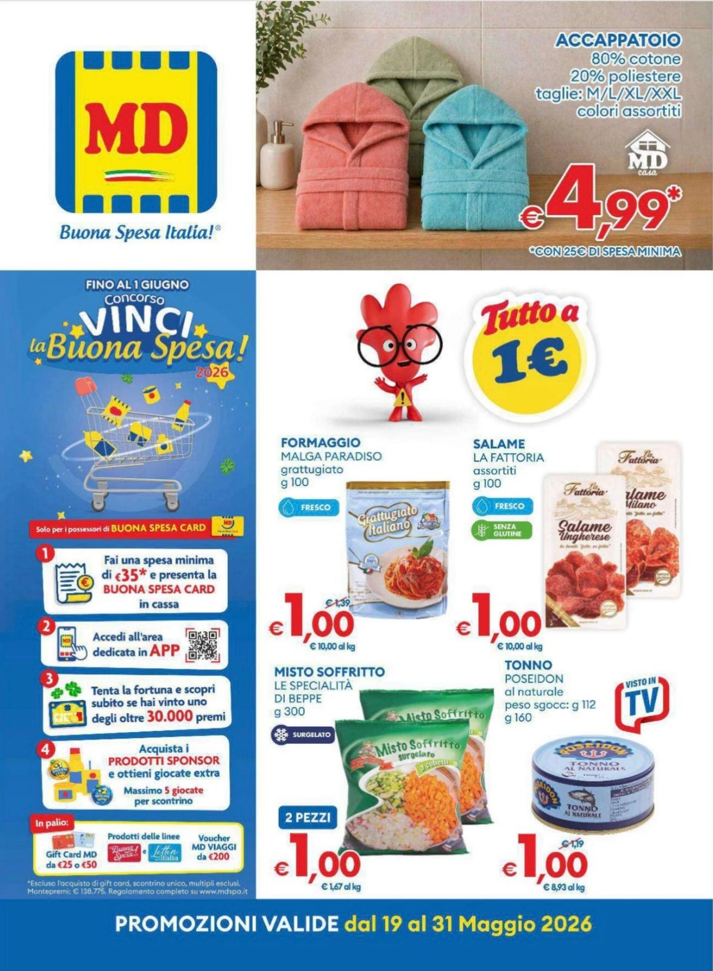 Anteprima nuovo Volantino MD valido dal 19/05 al 31/05 2026 1 Anteprima nuovo Volantino MD valido dal 19/05 al 31/05 2026