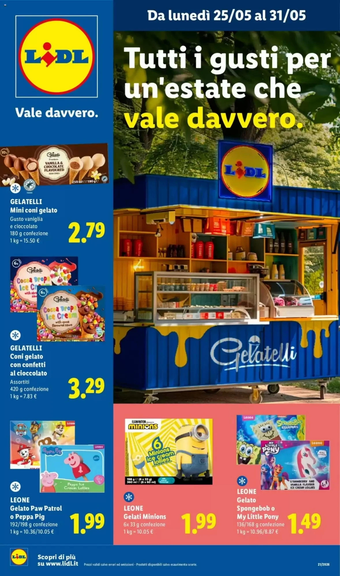 Anteprima nuovo Volantino Lidl valido dal 25/05 al 31/05 2026