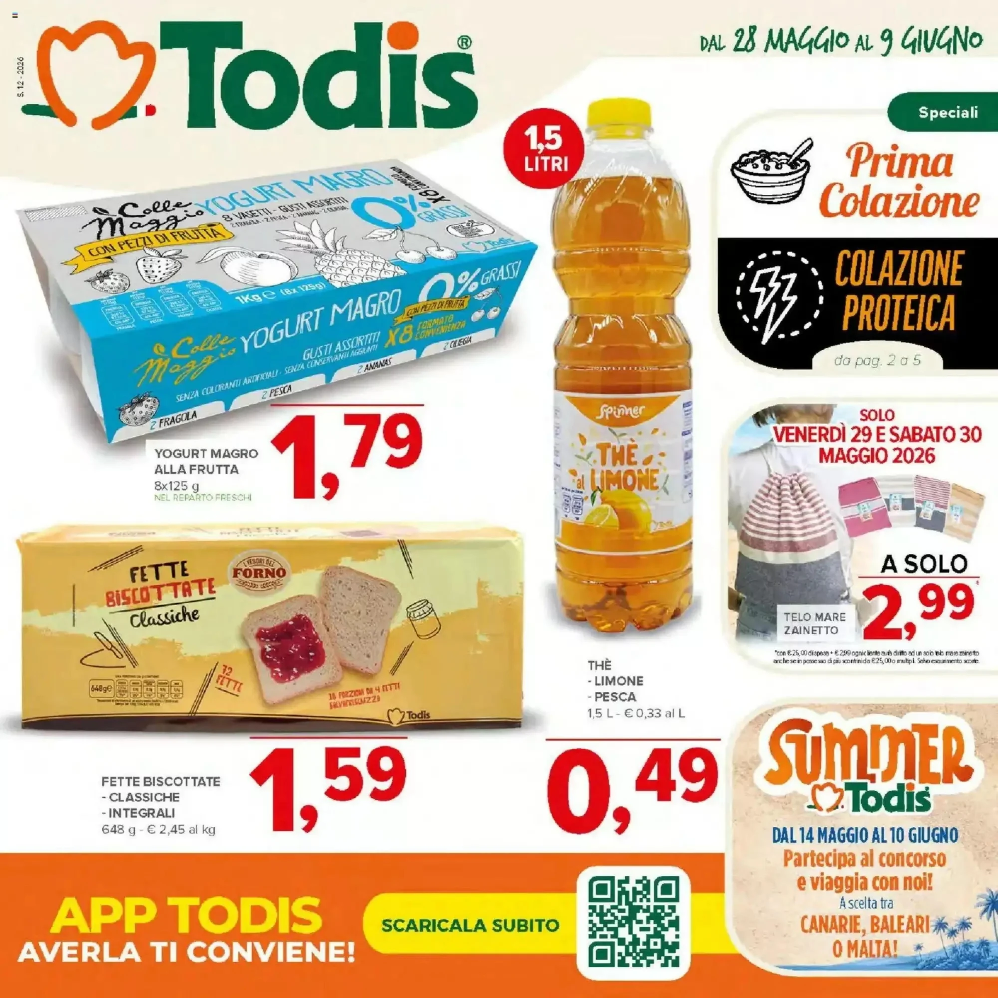 Anteprima nuovo Volantino Todis valido dal 28/05 al 09/06 2026