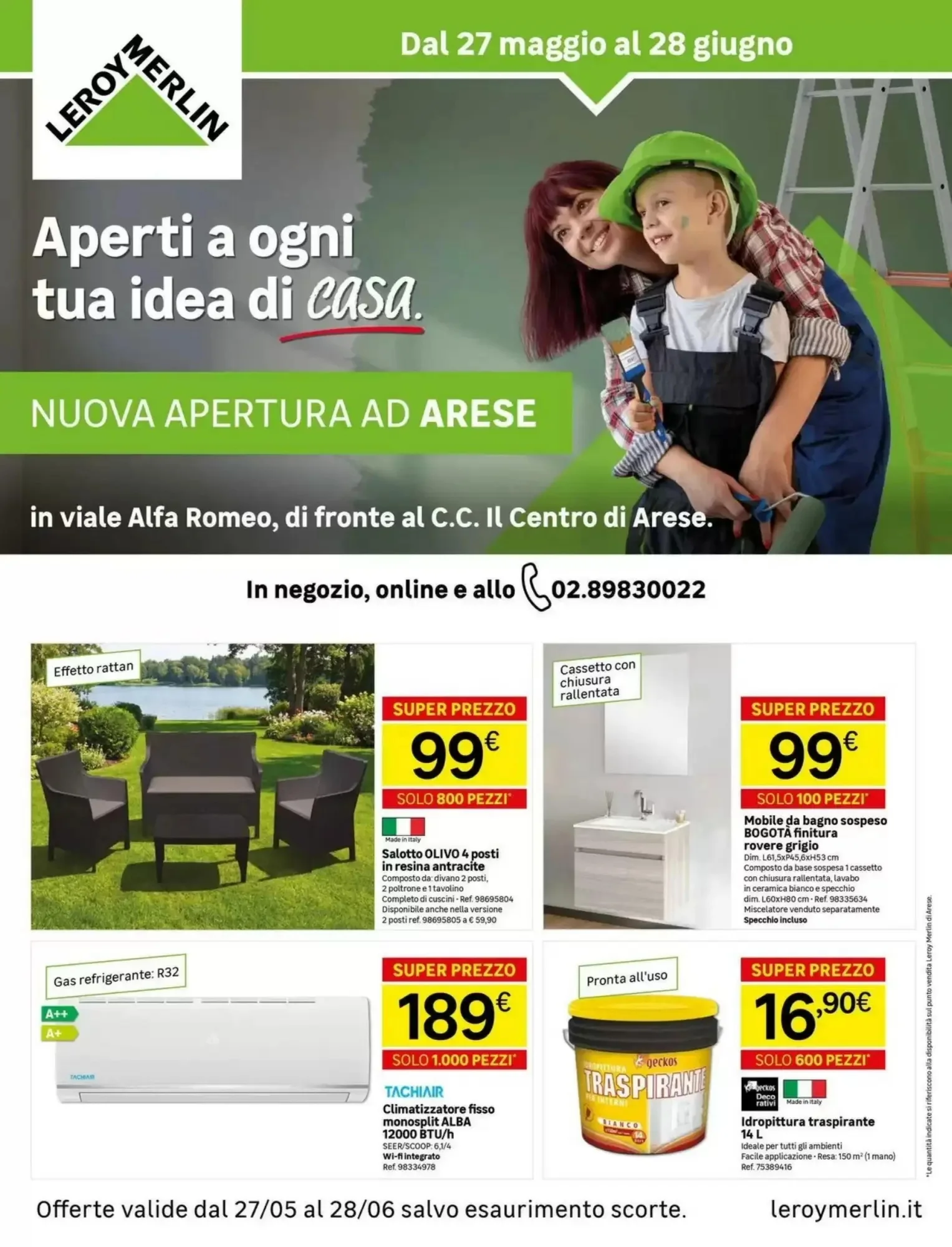 Anteprima nuovo Volantino Leroy Merlin valido dal 26/05 al 28/06 2026