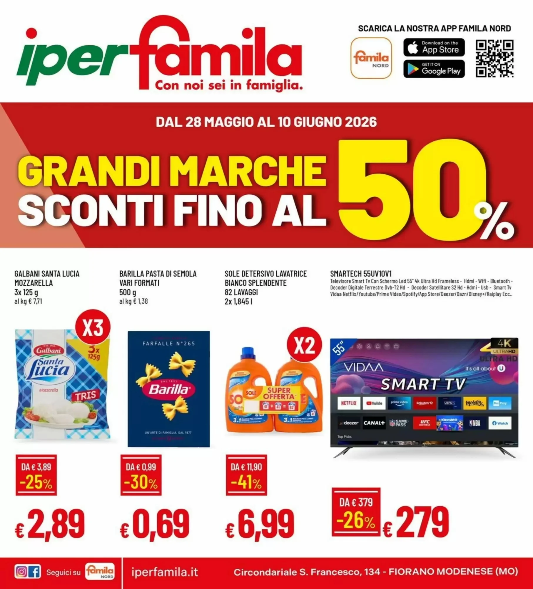 Anteprima nuovo Volantino Iperfamila valido dal 28/05 al 10/06 2026