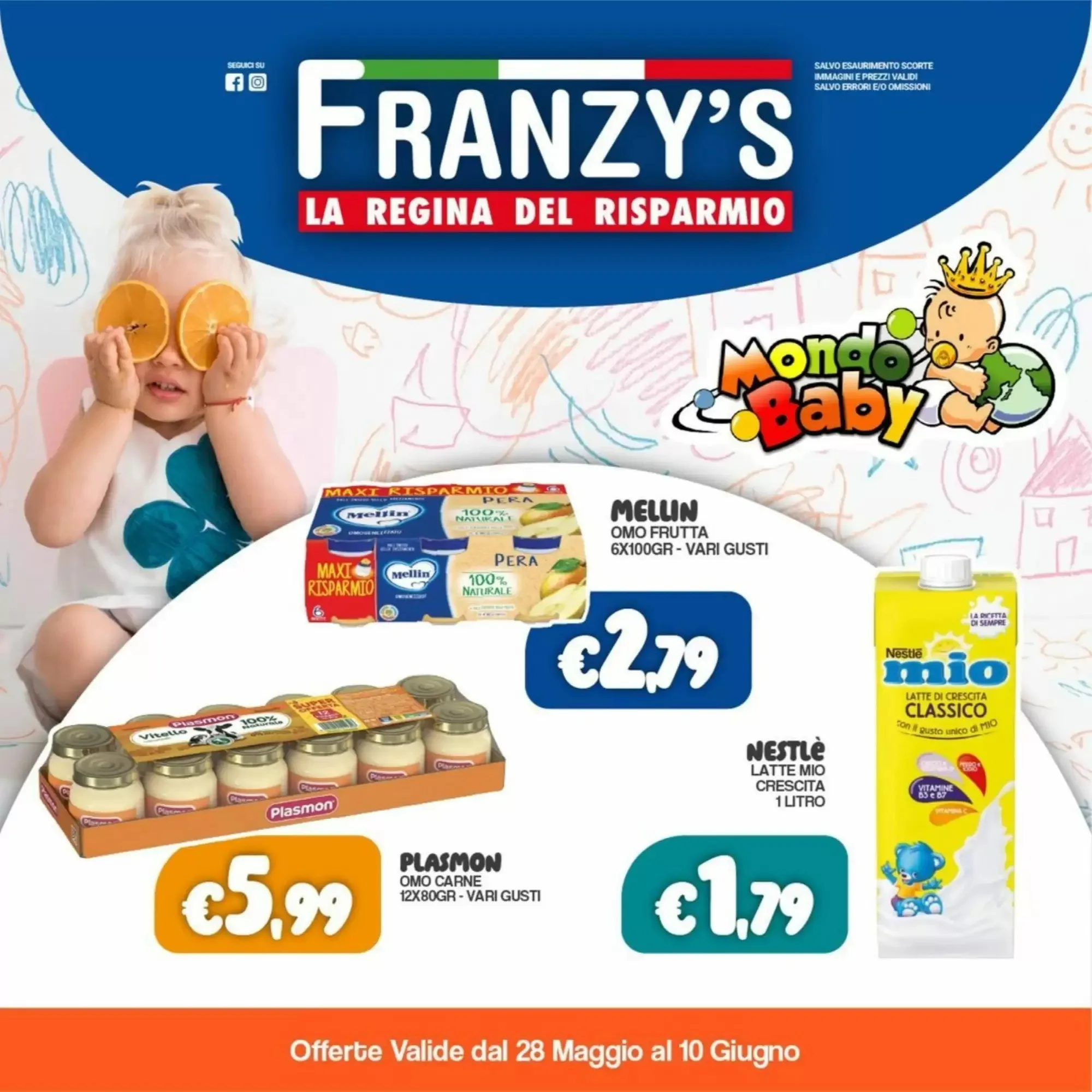 Anteprima nuovo Volantino Franzys valido dal 28/05 al 10/06 2026