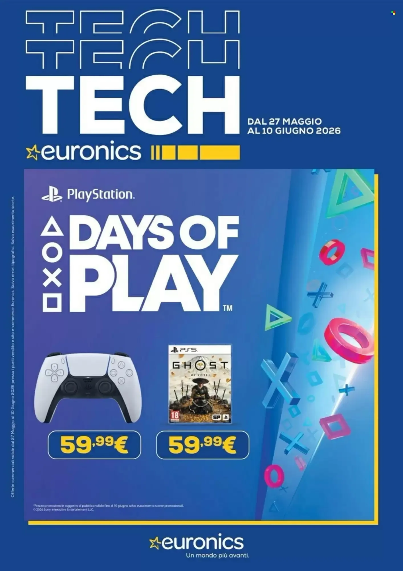 Anteprima nuovo Volantino Euronics valido dal 27/05 al 10/06 2026